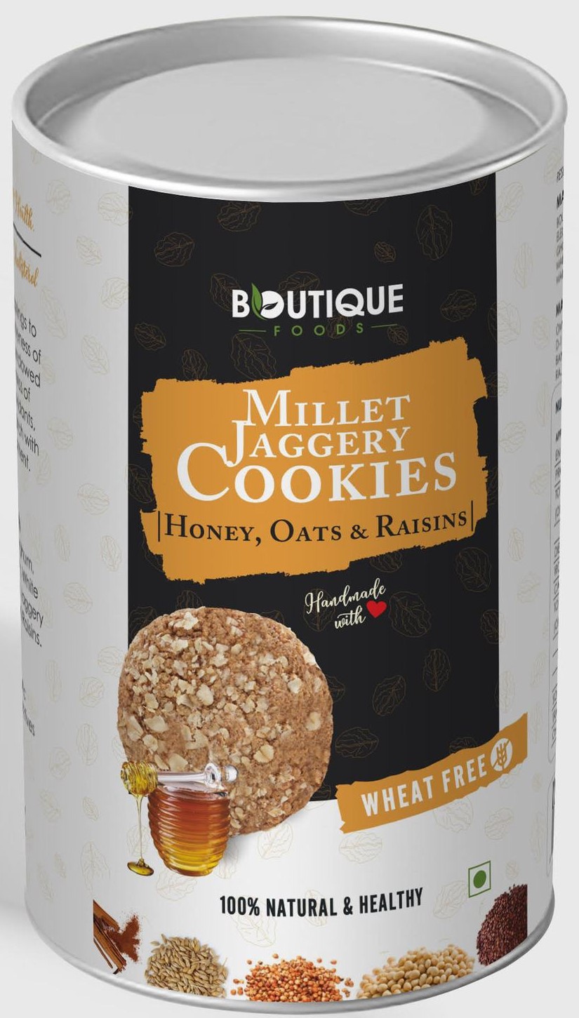 Millet Cookies Honey Oats by Boutique Foods