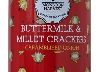 Butter Milk and Millet Crackers Onion by Monsoon Harvest