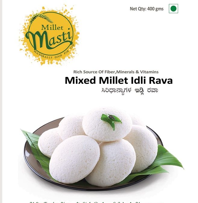 Millet Idli Rava by Millet Masti, Purnashraddha