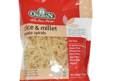 Rice and Millet Pasta Spirals by Orgran Foods