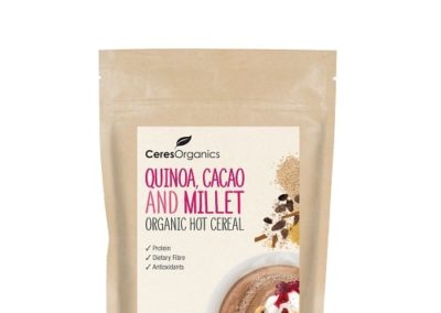 Quinoa Cacao Millet Hot Cereal by Ceres Organics