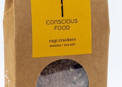 Ragi Crackers by Conscious Foods