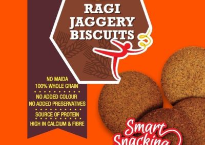 Ragi Jaggery Biscuits by Rigdam