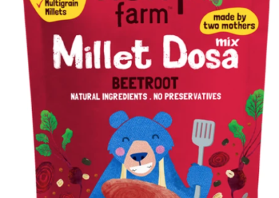 Millet Beetroot Dosa by Slurrp Farm
