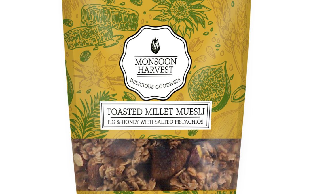 Toasted Millet Museli Fig and Honey by Monsoon Harvest
