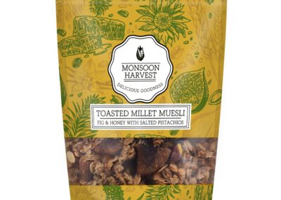 Toasted Millet Museli Fig and Honey by Monsoon Harvest