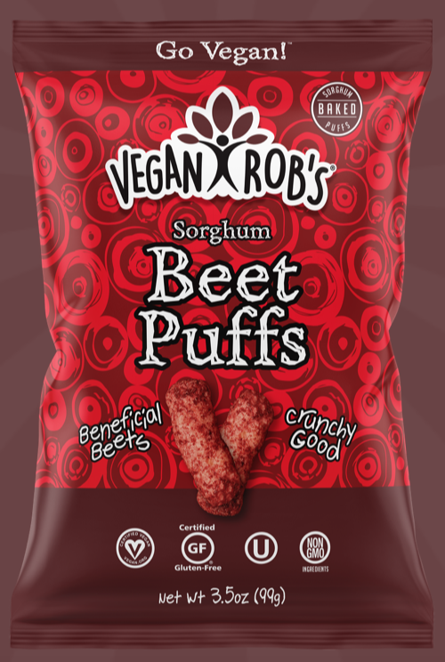 Sorghum Beet Puffs by Vegan Rob’s