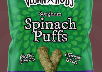 Sorghum Spinach Puffs by Vegan Rob’s
