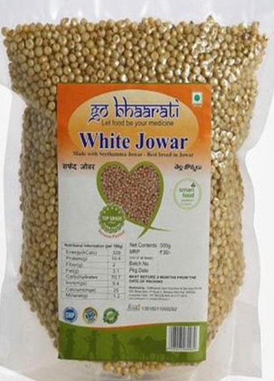 White Jowar by Go Bhaarati