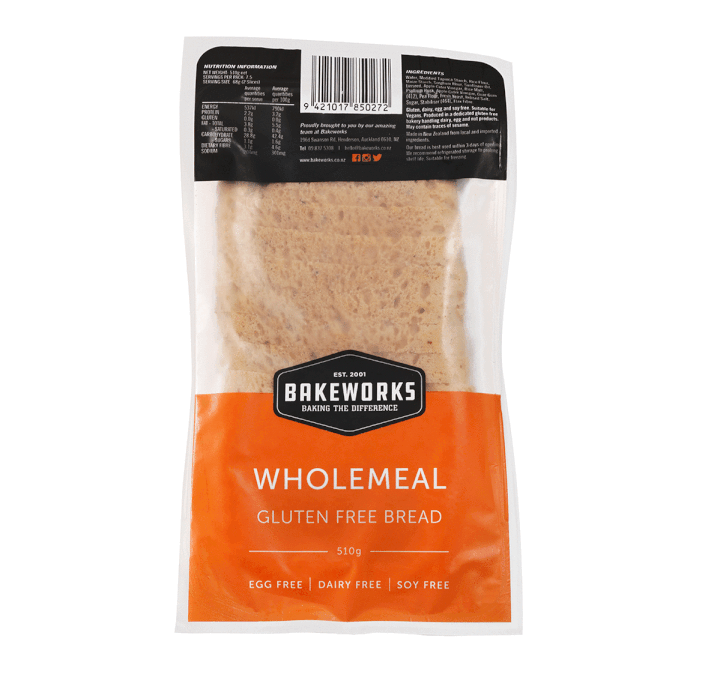 WholeMeal Gluten free Bread by Bakeworks Limited