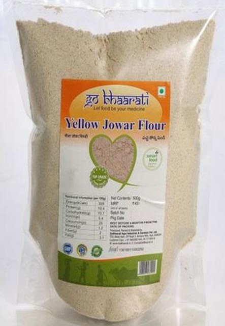 Yellow Jowar Flour by Go Bhaarati