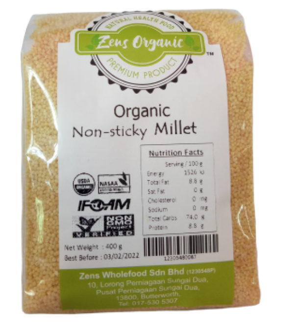 Organic Non Sticky Millet by Zens Organic