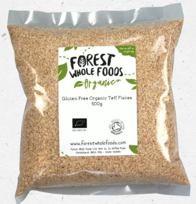 Organic Teff Flakes by Forest Wholefoods