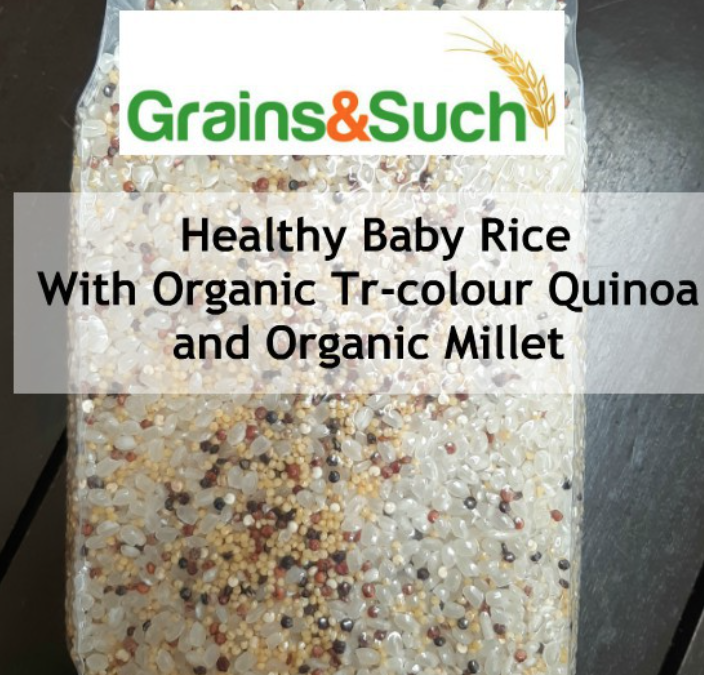 Healthy Baby Rice with Quinoa and Organic Millet by Grains&Such