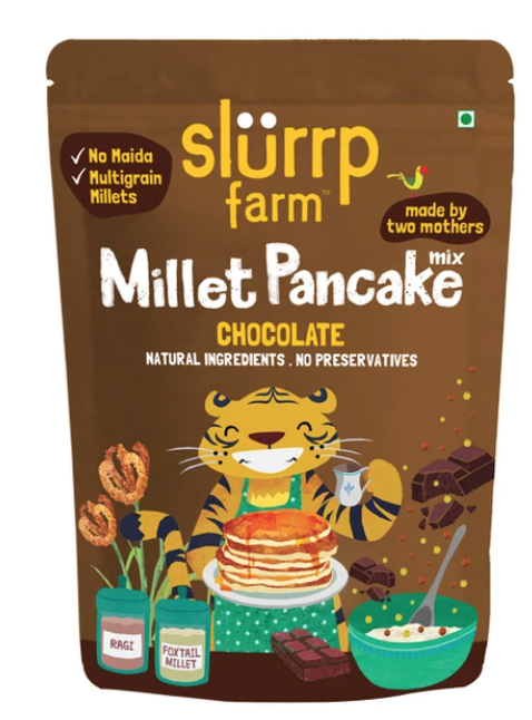 Chocolate Millet Pancake by Slurrp Farm
