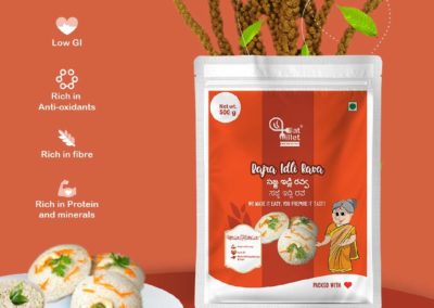 Bajra (Pearl Millet) Idly Rava by Eat Millet, Coastal Foods