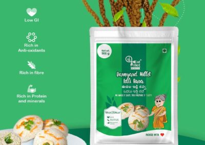 Barnyard Millet Idli Rava by Eat Millet, Coastal Foods