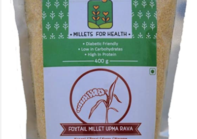 Foxtail Millet Upma Rava by Millets for Health