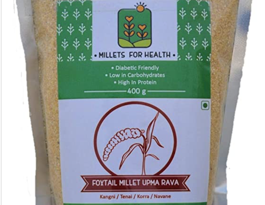 Foxtail Millet Upma Rava by Millets for Health