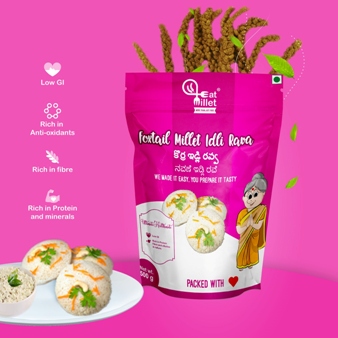 Foxtail Millet Idli Rava by Eat Millet, Coastal Foods
