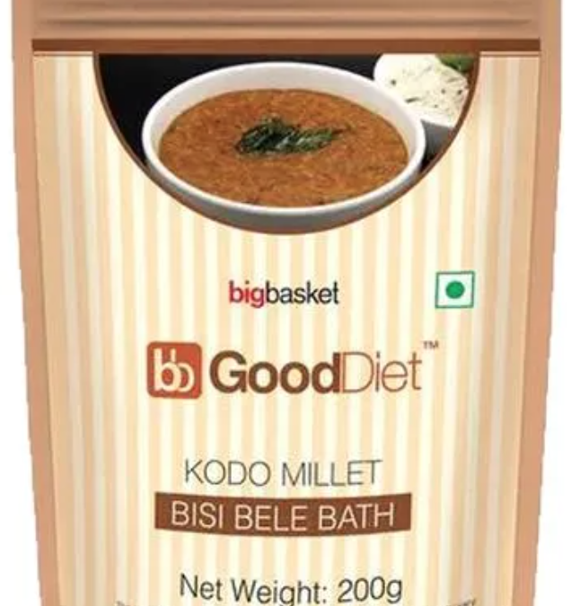 Kodo Millet Bisi Bele Bath by Good Diet, BigBasket