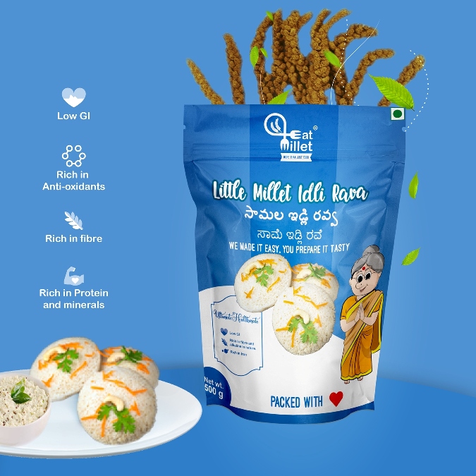 Little Millet Idly Rava by Eat Millet, Coastal Foods