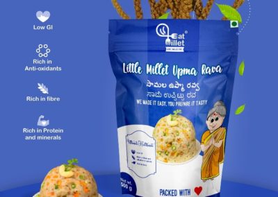 Little Millet Upma Rava by Eat Millet, Coastal Foods