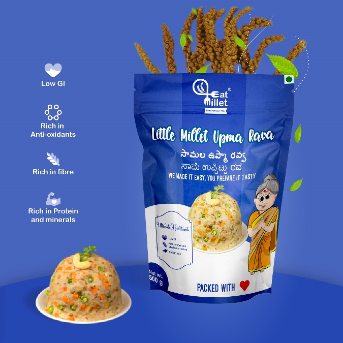 Little Millet Upma Rava by Eat Millet, Coastal Foods