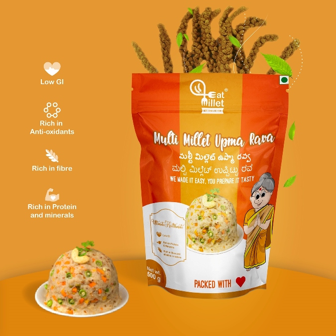 Multi Millet Upma Rava by Eat Millets, Coastal Foods