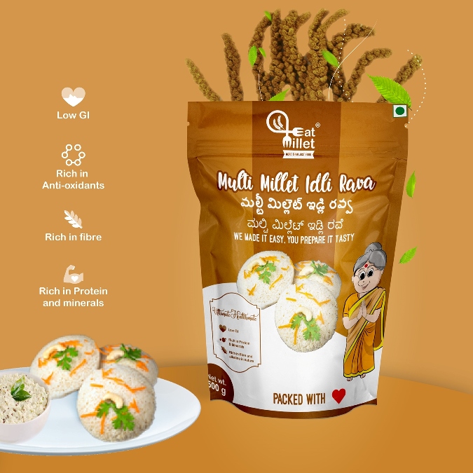 Multi Millet Idly Rava by Eat Millets, Coastal Foods