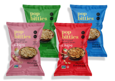 New Ancient Grains-Based Pop Bitties Offers Earth-Friendly, Plant-Based Snacking