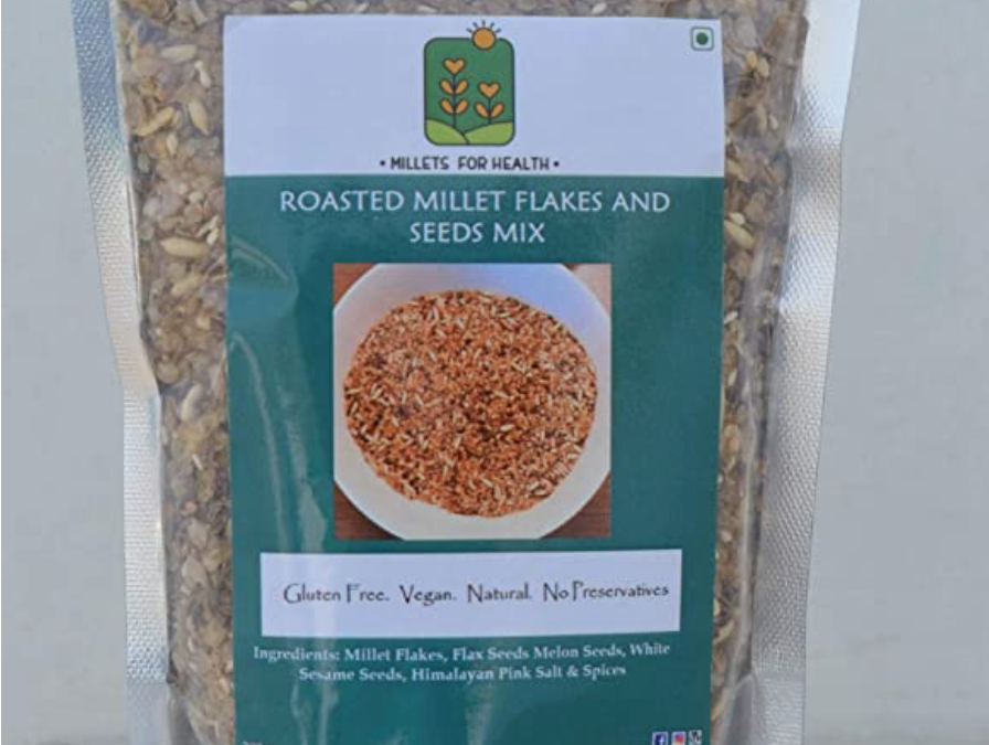 Roasted Millet Flakes and Seeds Mix by Millets for Health