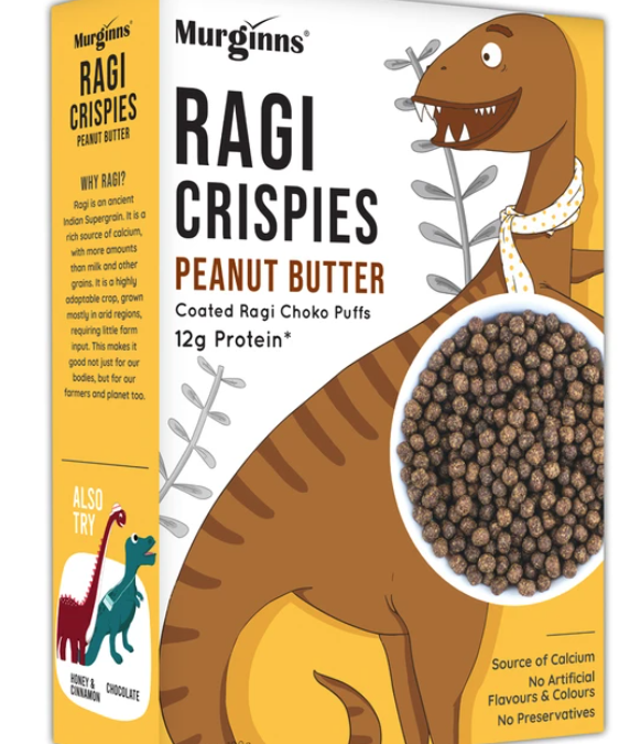 Ragi Crispies peanut butter by Murginns