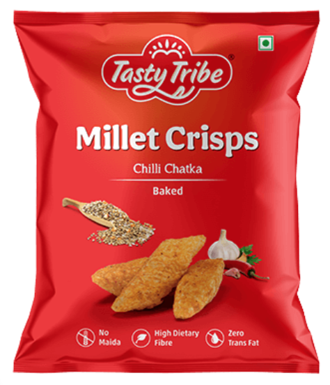 Millet Crispies Chilli Chatka by Tasty Tribe