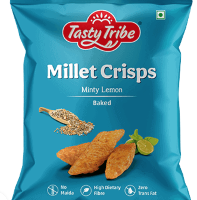 Millet Crispies Minty Lemon by Tasty Tribe