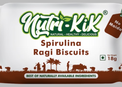Spirulina Ragi Biscuits by Nutri-Kik by Kikku
