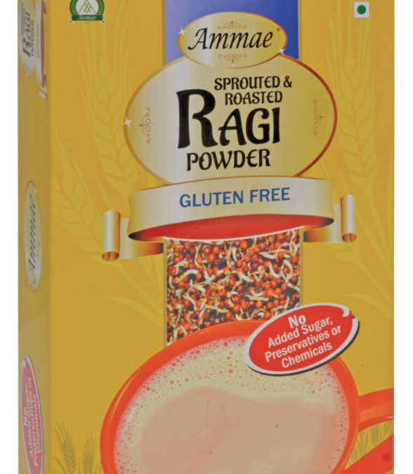 Sprouted and Roasted Ragi Powder by Ammae