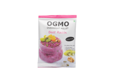Overnight Millet Beet Raisin by OGMO