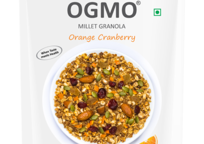 Millet Granola Orange Cranberry by OGMO
